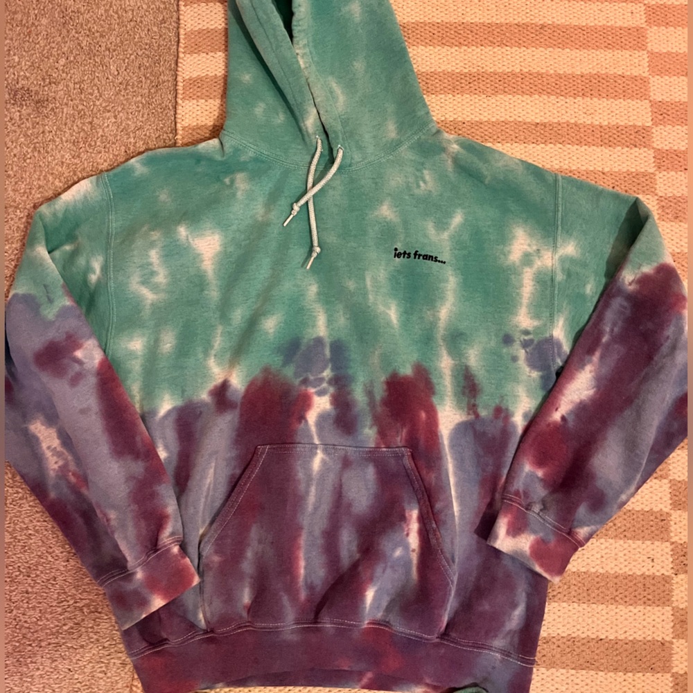 iets frans watercolor tie dye sweat set - Picture 6 of 8